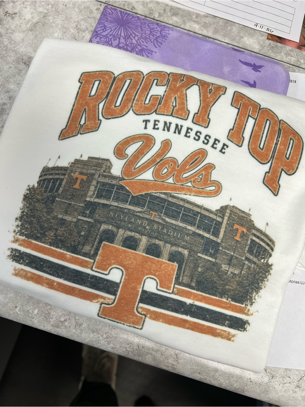 Tennessee Vols 'Rocky Top' White Kids Tee